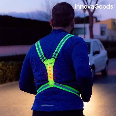 InnovaGoods Reflexný postroj s LED pre športovcov
