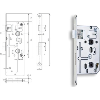 HOBES WC K135 72/80 P-L – Zbozi.Blesk.cz