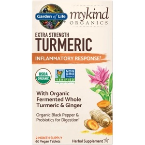 Garden of Life Mykind Organics | Extra Strength Turmeric [120 Таблетки]