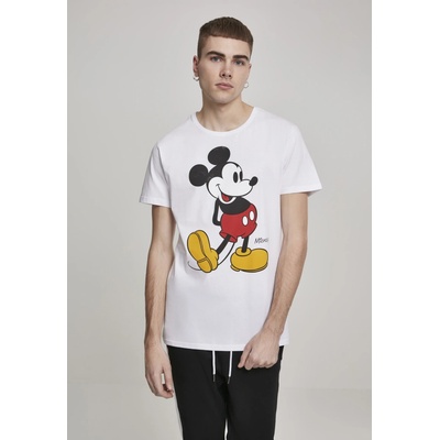 Merchcode Mickey Mouse tričko 4053838349649 bílé šedá