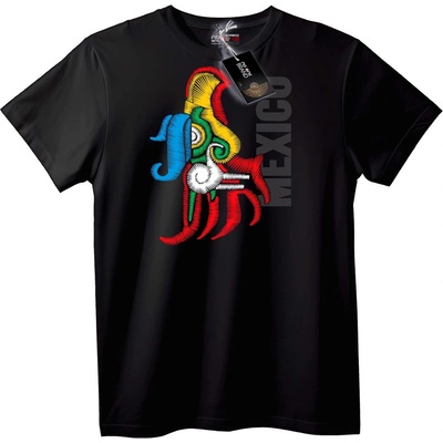 NOONEBRAND Тениска Мексиканско народно изкуство - XS, Black