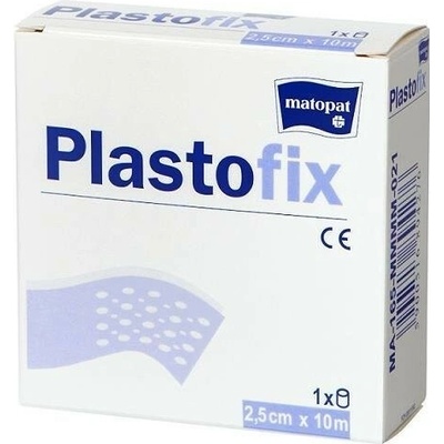 Matopat Matopat Plastofix priedušná fixačná náplasť z netkanej textílie 2,5 cm x 10 m 1 ks