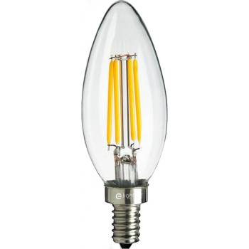 Light Home Dekorační LED žárovka E14 teplá 2700K 4W 400 lm svíčka