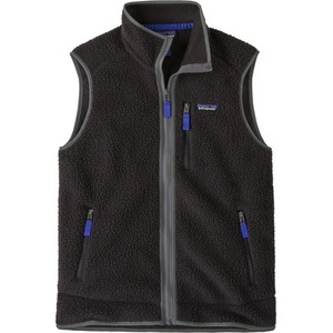 Patagonia Мъжки поларен елек Patagonia Retro Pile Vest Fleece vest - Black / Forge Grey (032-0699-2012)