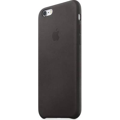 Apple iPhone Case - оригинален кожен кейс (естествена кожа) за iPhone 6S, iPhone 6 (черен)