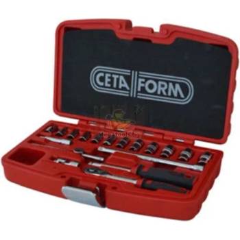Ceta Form Комплект гедоре 1/4" 18части 4-13мм ceta form