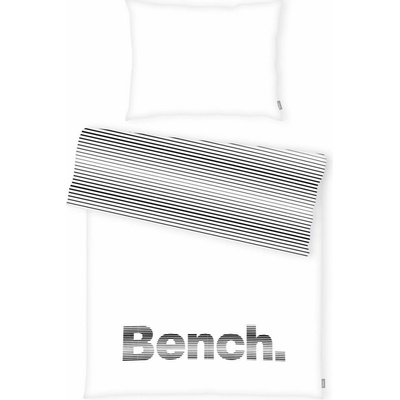Bench bavlna obliečky Pruhy čierno-biela 140x200 70x90