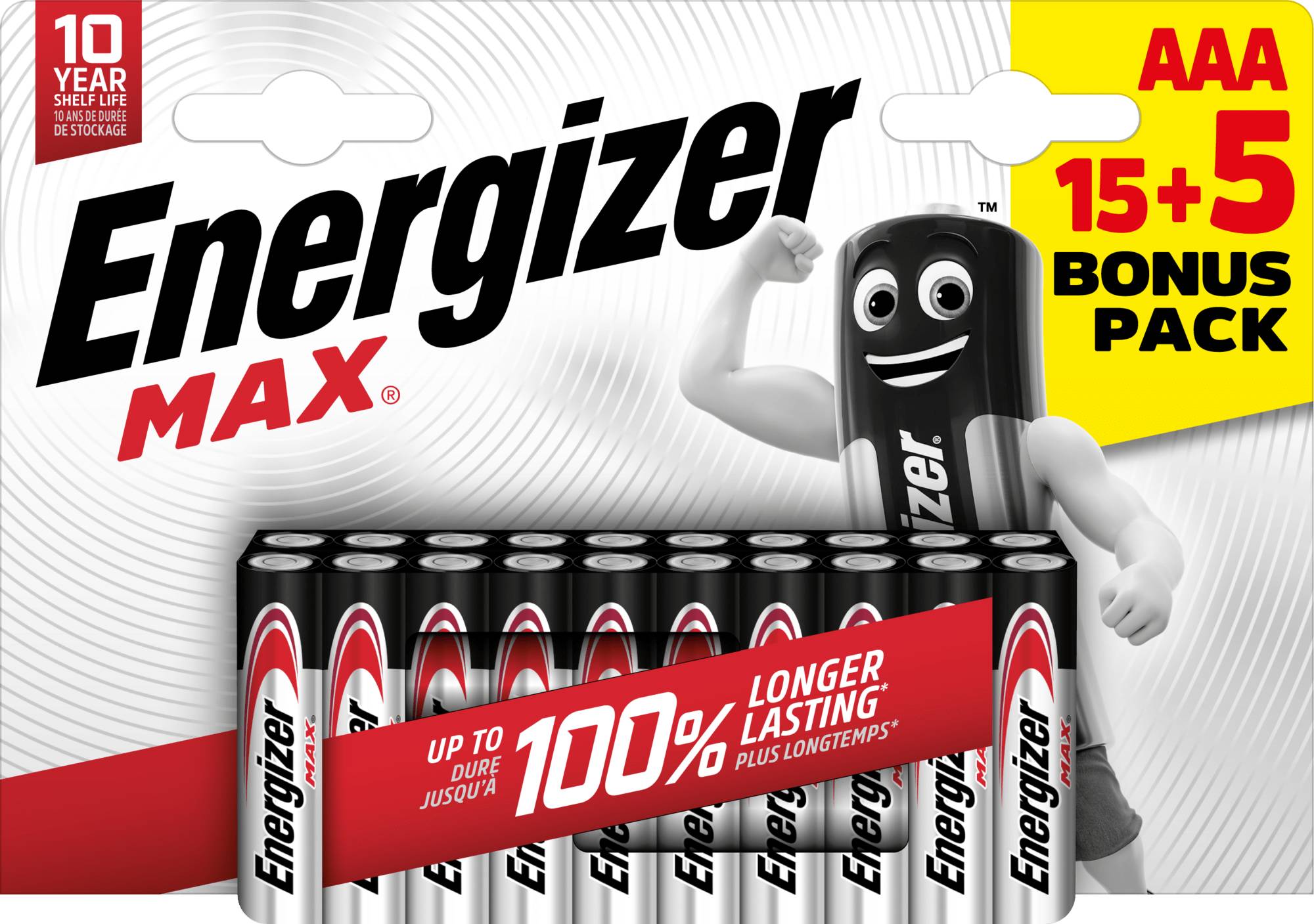 Energizer Max AAA 20ks E303349400 od 7,57 € - Heureka.sk