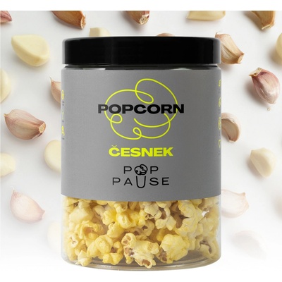 Pop Pause Popcorn Česnek 1000 ml 50 g