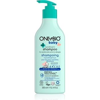 OnlyBio Baby Hypoallergenic jemný šampón pre deti od narodenia 300 ml