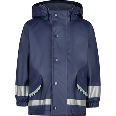 Sterntaler Детско водоустойчиво яке Sterntaler Kids' Lined Rain Jacket Waterproof jacket - Marine / Zacken - размер 80 (EU) (703-6500-0112)