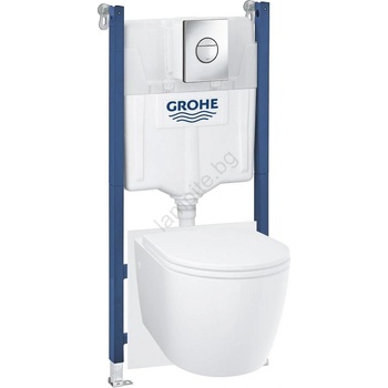 GROHE 103843SH00 - Комплект 5 в 1 SOLIDO COMPACT 1, 13 m керамика/бяла (GH1472)