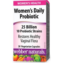 Webber Naturals Probiotiká dámske 25 mld. zdravá vaginálna flóra 30 veg. kapúl