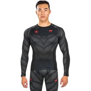 Venum | Официален Вносител за България Рашгард Venum Phantom Long Sleeves - Black/Red - XXL
