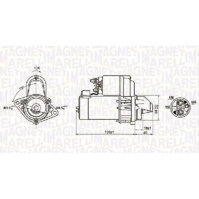 Startér MAGNETI MARELLI MQS1257