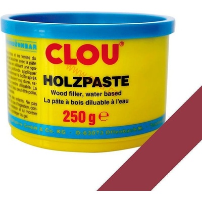 Clou Holzpaste tmel na drevo 250g MAHAGÓN TMAVÝ