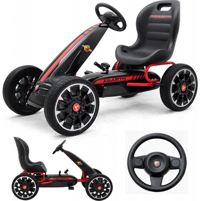 RKToys ABARTH white šlapací motokára – Zboží Dáma