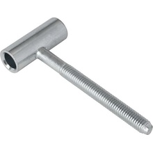 Walteco Dverový záves 80/10 vrchný diel M8, protipožiarne dvere, biely pozink Množstvo: 1 ks , 80130