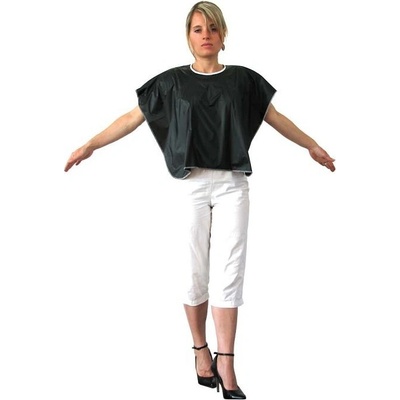 DUKO-EXIM DUKO Kadeřnická PVC pláštěnka na barvení krátká černá