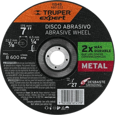 Truper eXpert Brúsny kotúč ABT-222 180 mm 11545