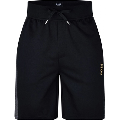 Boss Поларени къси панталони Boss Men's Fleece Jogger Shorts - Black/Gold 001