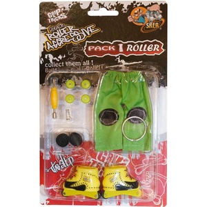 Grip & Tricks Играчка за пръсти Ролери, жълти (gt-fr-p1-yellow) - tary