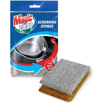 Image 1 of Convoy World 2 бр метализирани гъби за почистване Magic Clean (HSSF658)