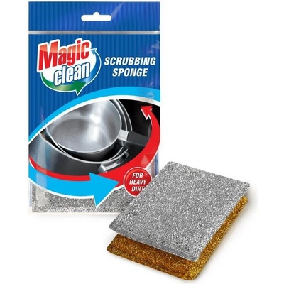 Convoy World 2 бр метализирани гъби за почистване Magic Clean (HSSF658)