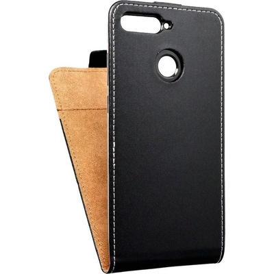 Pouzdro FORCELL Slim Flip Flexi Huawei Y6 2018 / Y6 Prime 2018 Černé