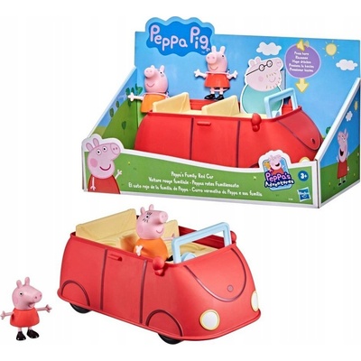HASBRO Prasátko Peppa Pig a rodinné červené auto