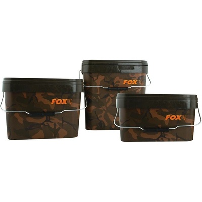 Fox Plastový kbelík Camo Squere ---: Camo square bucket 5L