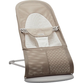 BabyBjörn Balance Soft šedá béžová White mesh světle šedá konstrukce