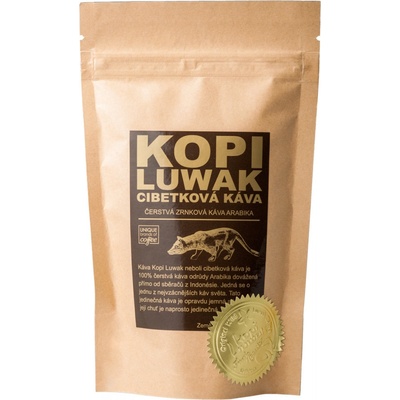 Kopi Luwak cibetková káva Arabika Středně mletá 50 g