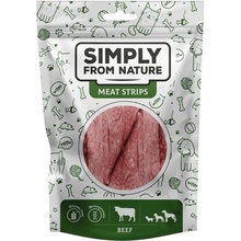 SIMPLY FROM NATURE Meat Strips Hovězí stripsy pro psy 80 g