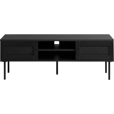 Unique Furniture Черна маса за телевизор от дъб 120x43 cm Pensacola - Unique Furniture (44641013)