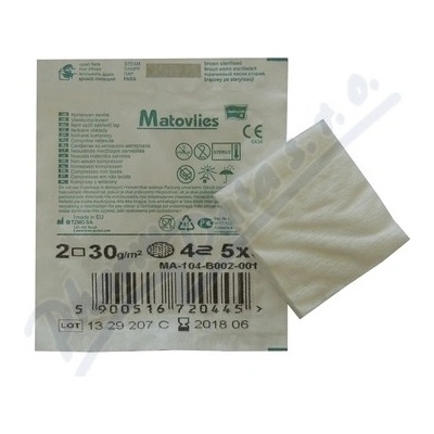 Matovlies 5 x 5 cm 2 ks kompresy z net.text. 30 g 4V