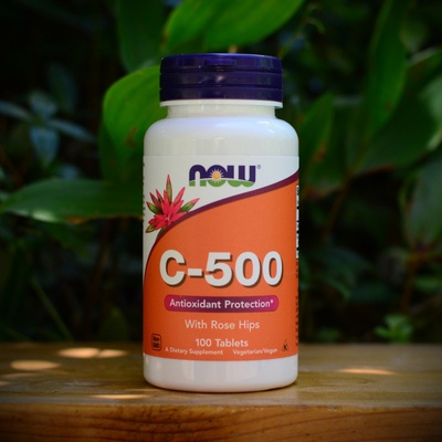 Now Foods Vitamín C 500 mg so šípkom 100 tabliet