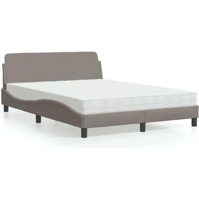 vidaXL 11461.3208388 Postel s matrací Dover taupe textil