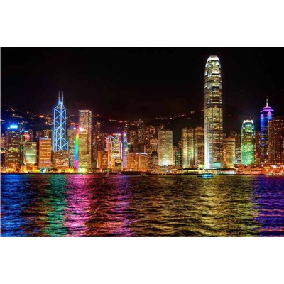 Malování podle čísel Noční Hong Kong