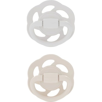 NIP Каучукова залъгалка NIP Green - Сива и бежова, 0-2 м, 2 броя (34000821910287)