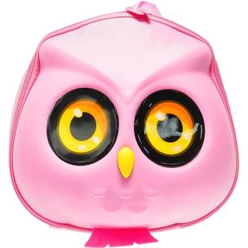 Детска раница - бухал, синя