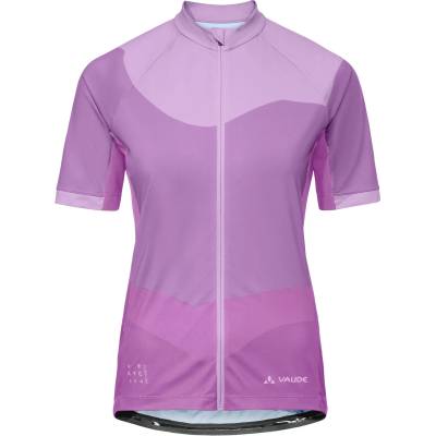 Vaude Дамска фланелка с къс ръкав за колоездене Vaude Women's Posta Full Zip Tricot III Cycling jersey - Raspberry - размер 38 (EU) (156-2550-0612)