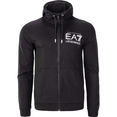 EA7 EMPORIO ARMANI TRAIN VISIBILITY M HOODIE FZ 3RPM53PJ05Z1200 Černá