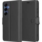 Techsuit Калъф за Samsung Galaxy S25 - Кожено Протектор - Черен (KF2339236)