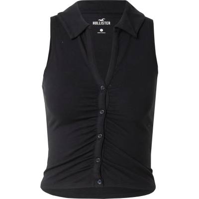 HOLLISTER Блуза черно, размер m