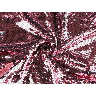 Prima-obchod Flitrová látka - oboustranné flitry, barva 1 (355 g/m²) pudrová stříbrná