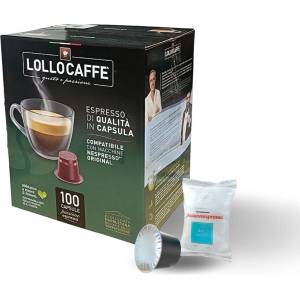 Lollo Caffé Deca Espresso безкофеиново кафе на капсули за NESPRESSO® 100 броя