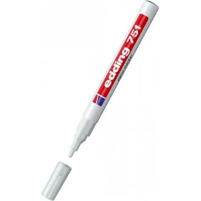 edding Маркер Edding 751, бял, от 1.0 до 2.0 mm, за различни повърхности (OK4700)
