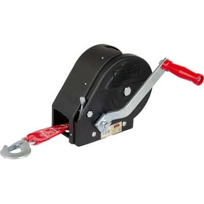DRAGONWINCH Ruční naviják DRAGON WINCH DWK 25, PLASTOVÉ POUZDRO, Pás, 1133kg