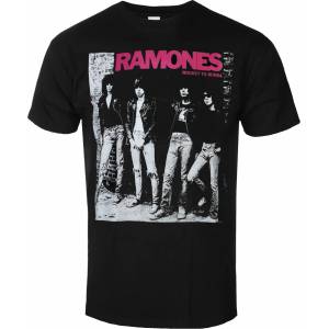 NNM мъжка тениска Ramones - Wall - черен - MC869